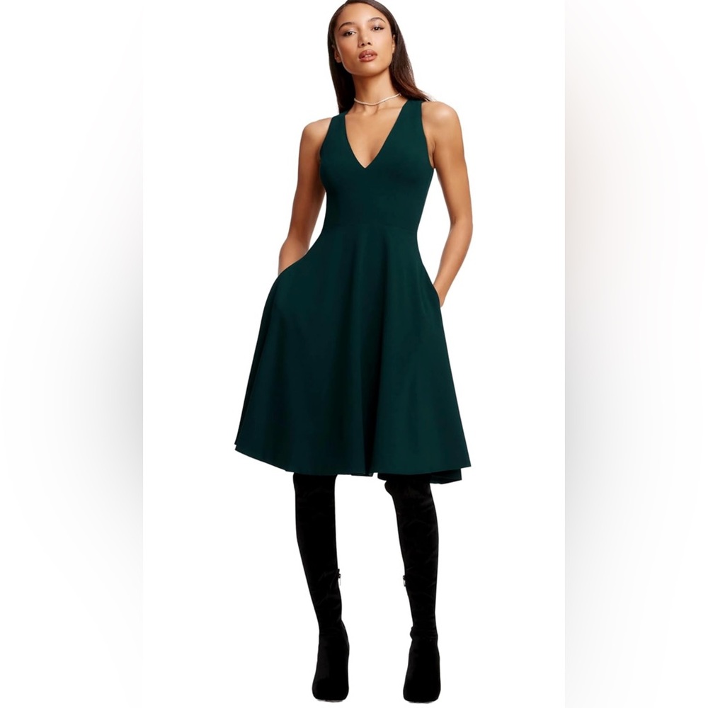 Dress the Population Deep Green Catalina Midi Dress